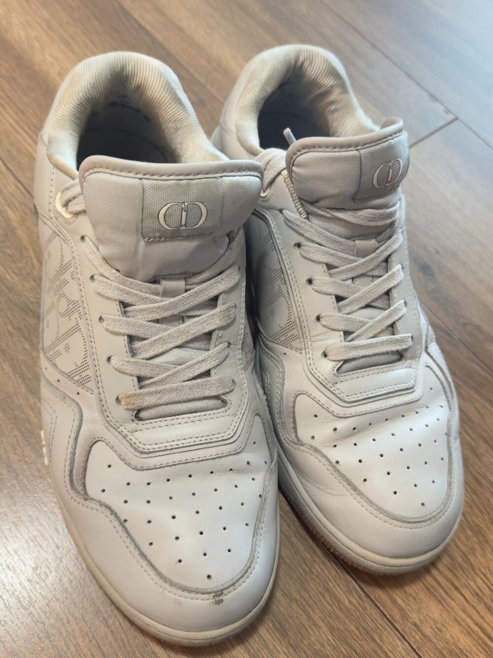 DIOR B27 Oblique Low Top Inspired men's Leather sneaker size 44